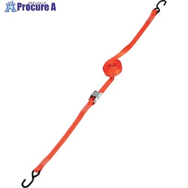 TRUSCO  ワンタッチベルト荷締機 25mm幅 101kg Sフック JIS規格品 GO25H-100S  1台 ▼724-1850