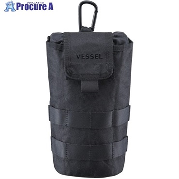 VESSEL MAC-09K モールアクセサリー ダストポーチL MAC-09K  1個 ▼727-7629