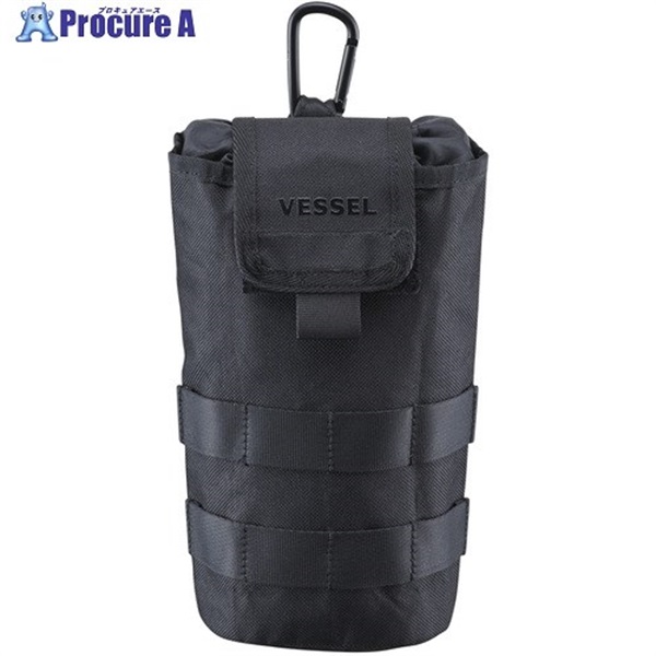 VESSEL MAC-09K モールアクセサリー ダストポーチL MAC-09K  1個 ▼727-7629
