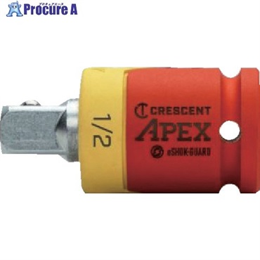 APEX TOOL eSHOKーGUARD[[TM上]] 12.7mm 絶縁ソケットアダプター CAEAD332  1個 ▼358-9047