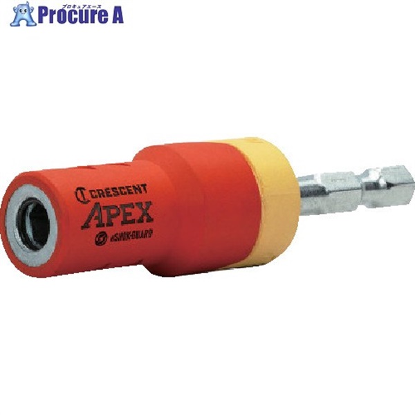 APEX TOOL eSHOKーGUARD[[TM上]] 絶縁ビットホルダー CAEBH2C  1個 ▼358-9051