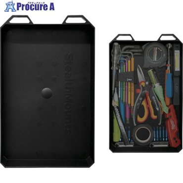 ステルスマウント ツールホルダー ミルウォーキーPACKOUTオーガナイザー用パックトレイ 1仕切り PAC-TRY-BLK-1-1  1個 ▼714-2941