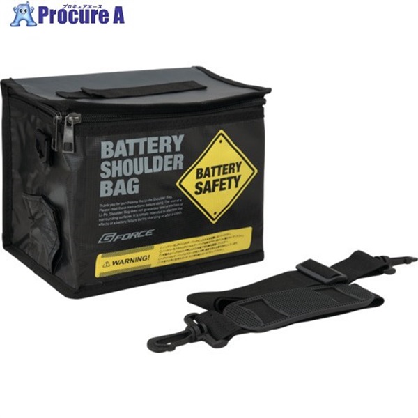 GFORCE ショルダーバッグ Lipo Shoulder Bag ブラック GFG997  1個 ▼735-9142