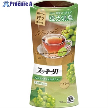 アース スッキーリ！ トイレ用 心ほぐれるマスカットティー 349811  1個 ▼727-4175