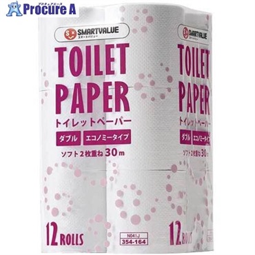 SV 354399)トイレットペーパーE ダブル96個N041J-8P N041J-8P  1箱 ▼682-2558