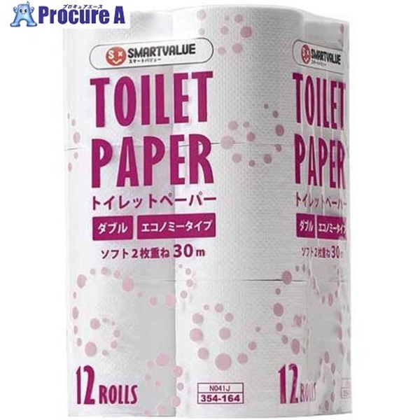 SV 354399)トイレットペーパーE ダブル96個N041J-8P N041J-8P  1箱 ▼682-2558