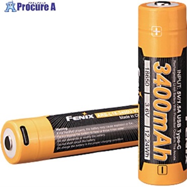 FENIX リチウムイオン専用充電電池 ARB-L18-3400U V3.0 ARB-L18-3400U V3.0  1個 ▼708-3680