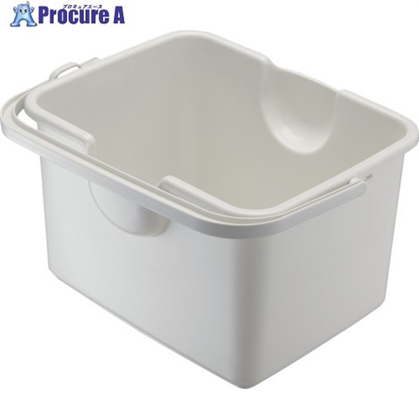 コンドル プロテック 角バケツ ECO W CL862-000X-MB-W  1個 ▼557-1445