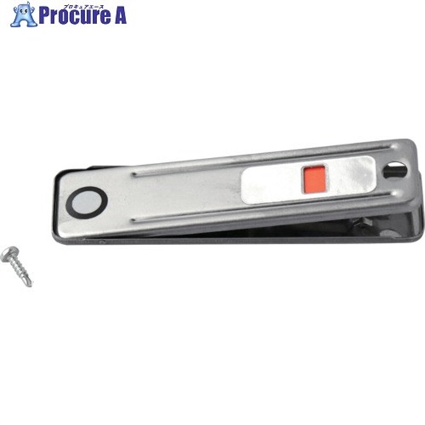 ノムラテック サッシ用簡易補助錠 お知らせ窓付き ワンタッチロック大1P シルバー N-1186  1個 ▼680-9154