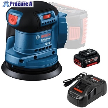 ボッシュ 18Vコードレスランダムアクションサンダー＋バッテリー充電器セット GEX185-LISET  1台 ▼724-0340