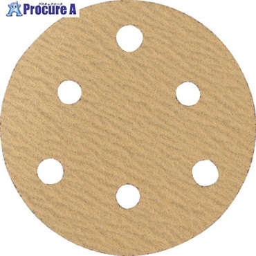 TRUSCO Wアクションサンダー用ペーパー マジックディスクエコノミー 穴あり Φ125 #180 100枚入 TEMD125A-180  1箱 ▼714-6899