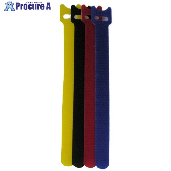 ユタカメイク マジックテープ マジックバンド両面成型 19×150mm4本 コンショク G-291  10個 ▼113-3878