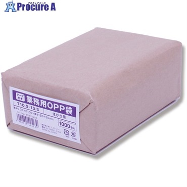 シモジマ 【一時受注停止】 業務用OPP袋 テープ付 T 10.5-15.5(はがき用) 1000枚入り 006794616  1袋 ▼339-4822