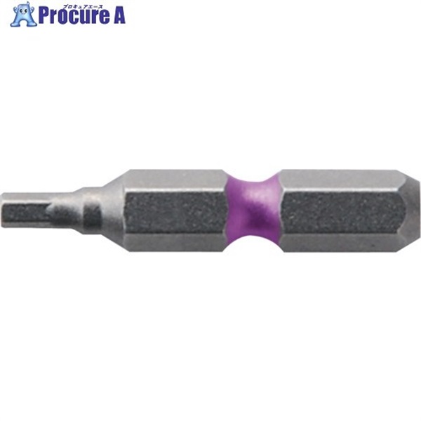 アネックス 六角レンチカラービット1本組 対辺3×35 ACHX-3035  1本 ▼422-7665