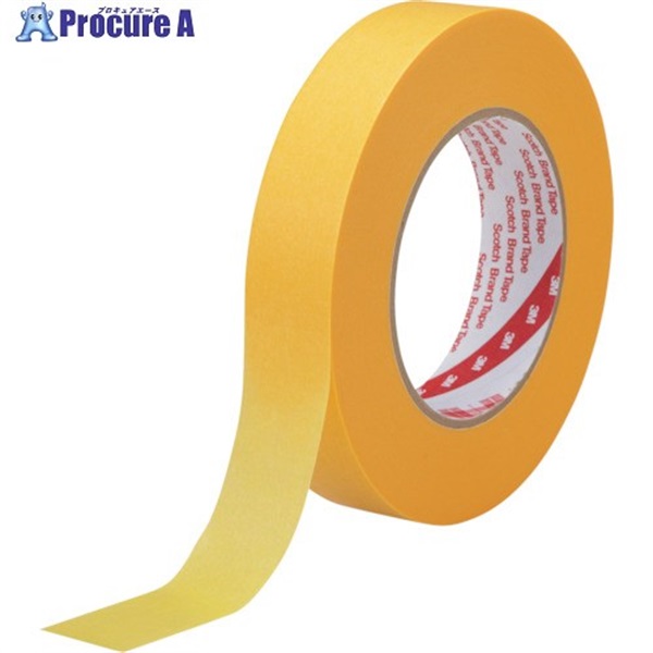 3M スコッチ 平面紙マスキングテープ 244 25mmX100m 244 25X100  40巻 ▼423-2891