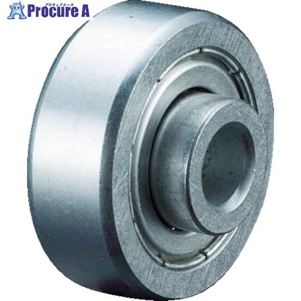 TRUSCO スチールホイール Φ25.4X9 削り出しベアリング V2509S-N  1個 ▼461-1942