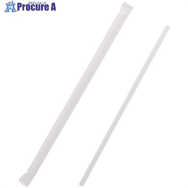 HEIKO ストレートストロー 6×21 クリア 単袋 (200本入り) 004712856  1袋 ▼607-5573