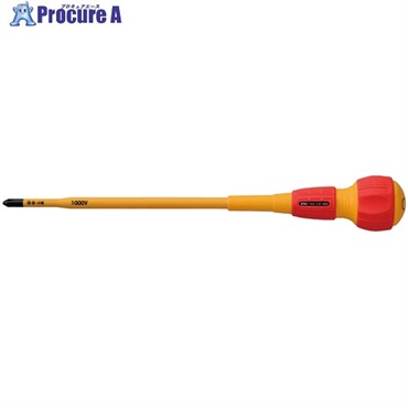 アネックス スリム絶縁ドライバー ＋2×200 7900-2-200  1本 ▼678-3107