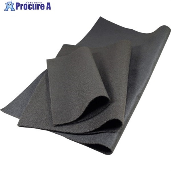 スタック 静電気対策マット 静電気除去マット フェルトタイプ 深緑 1000×1000×1mm STAC800-5-1  1枚 ▼700-2560