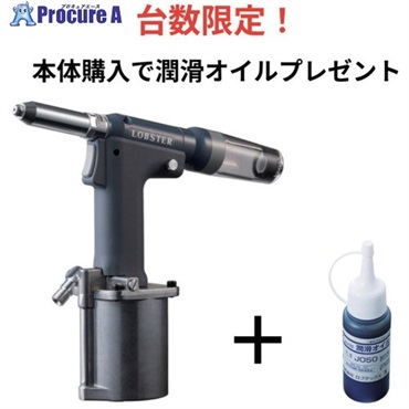 エビ 【数量限定 潤滑オイルプレゼント(※後日お届け)】 エアーリベッター R1A1PL R1A1PL  1台 ▼703-7807