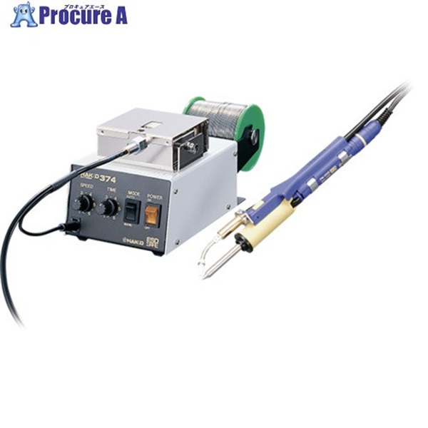 白光 ハッコー374 100V 2極接地プラグ 1.0mm 374-3  1台 ▼849-7146