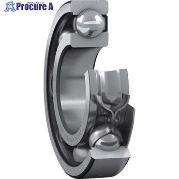 SKF 単列深溝玉軸受 軸受片側鋼板シールド C3すきま(すきま大) 内径25mmX外径62mmX幅17mm 6305-Z/C3  1個 ▼388-9471