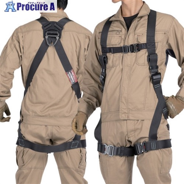 TSUYORON レヴォハーネス水平型 ハーネス本体のみ 黒・銀 Lサイズ TH508HOTBKSLLBX  1本 ▼716-5296