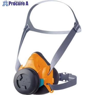 シゲマツ 防じん・防毒マスク TW11C オレンジ M(32906) TW11C-OR-M  1個 ▼663-2166