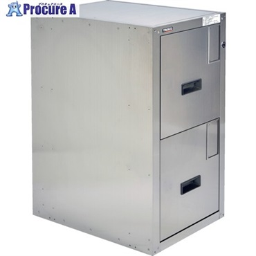 TRUSCO 耐震薬品庫 455X600XH800 2段引出型 SY-2N  1台 ◇▼686-3297