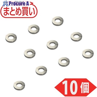 TRUSCO まとめ買い ネオジム磁石 外径39mmX穴径19mmX厚7mm 10個入 TN39-19RA-10P  1パック ▼691-6979