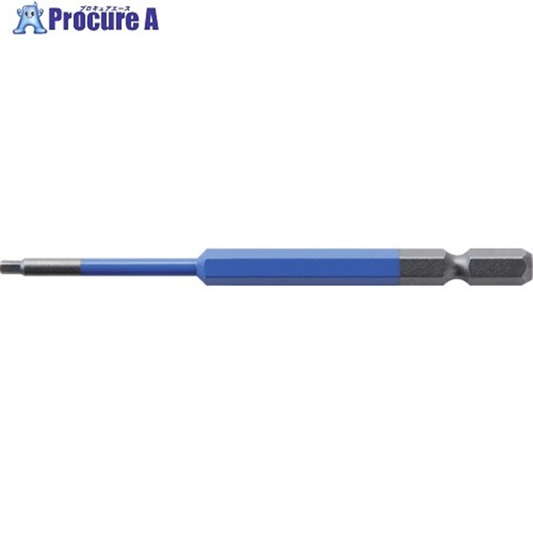 アネックス 六角レンチカラービット 1本組 対辺2.5×100 ACHX-2510  1パック ▼719-1735