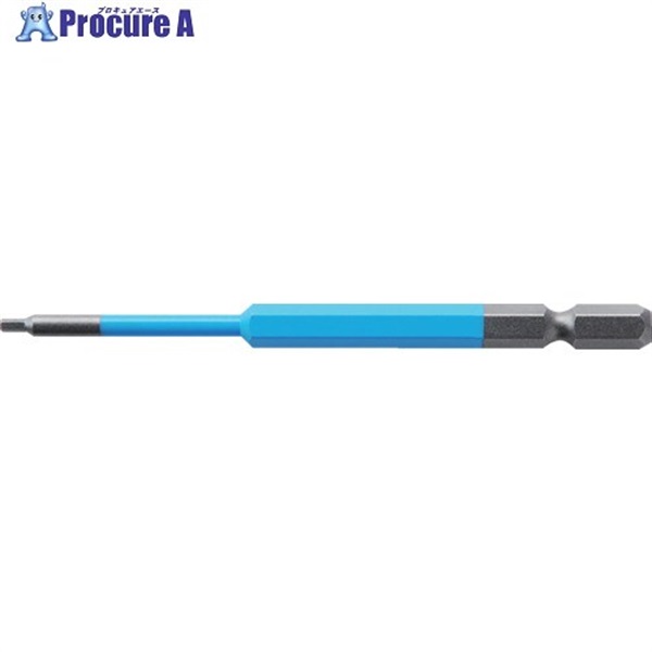 アネックス 六角レンチカラービット 1本組 対辺2×100 ACHX-2010  1パック ▼719-1742