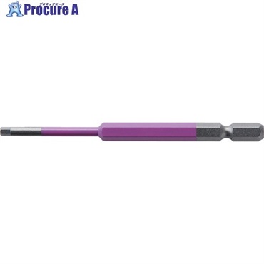 アネックス 六角レンチカラービット 1本組 対辺3×100 ACHX-3010  1パック ▼719-1743