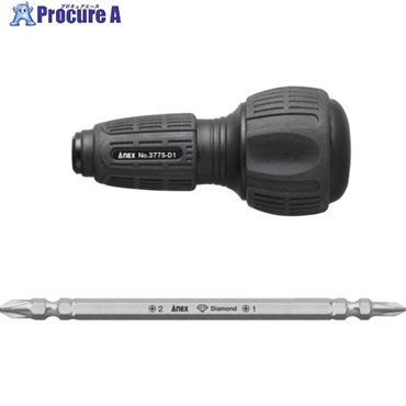 アネックス 差替式ダイヤモンドドライバー 3775-D1  1S ▼719-1744