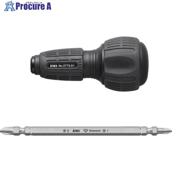 アネックス 差替式ダイヤモンドドライバー 3775-D1  1S ▼719-1744