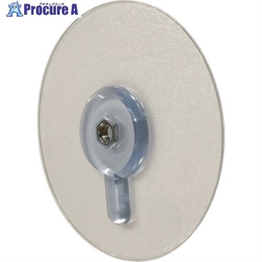 DAIDOHANT ナット付粘着シート クリアΦ60 M4 2個入 10177833  1パック ▼542-6794