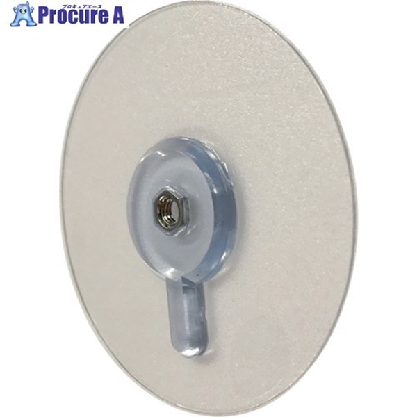 DAIDOHANT ナット付粘着シート クリアΦ60 M4 2個入 10177833  1パック ▼542-6794