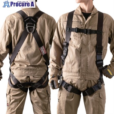 TSUYORON レヴォハーネスV型 ハーネス本体のみ 黒・銀 Mサイズ TH508OTBKSLMBX  1本 ▼716-5295