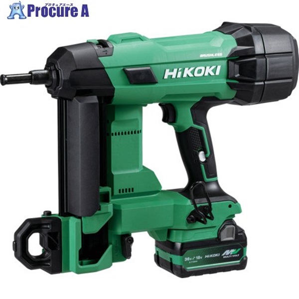 HiKOKI コードレスコンクリート釘打機 NC1840DA形 NC1840DA(2XPZ)  1台 ▼720-3893