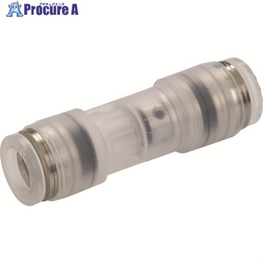 PISCO チューブフィッティング 低作動圧チェックバルブPP PCVLU4-4  1個 ▼178-1974