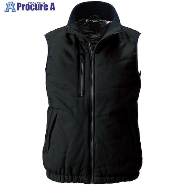 HOOH 防寒ベスト 3L ブラック 6299-3L-20  1着 ▼437-3261