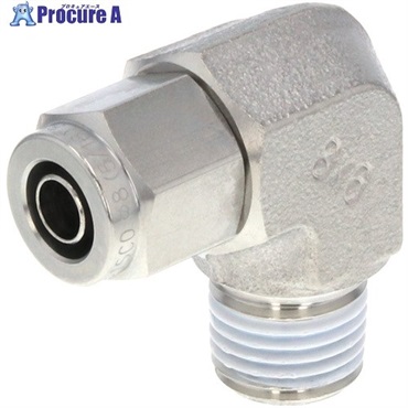 PISCO チューブフィッティング SUS316締付継手 エルボ NSL0640-01-TP  1個 ▼559-3664