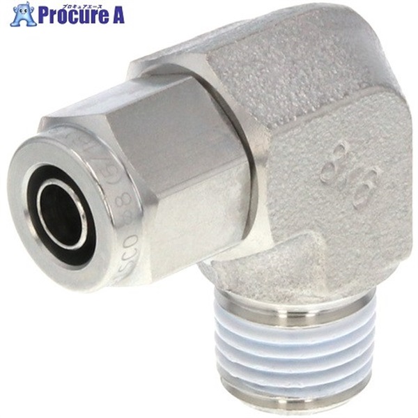 PISCO チューブフィッティング SUS316締付継手 エルボ NSL0640-01-TP  1個 ▼559-3664