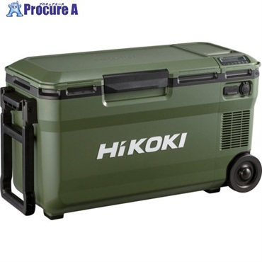 HiKOKI 18V-14.4V コードレス冷温庫 超大容量サイズ36L フォレストグリーン マルチボルトセット品 UL18DE(WMGZ)  1台 ◇▼565-6901