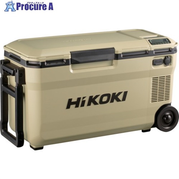 HiKOKI 18V-14.4V コードレス冷温庫 超大容量サイズ36L サンドベージュ マルチボルトセット品 UL18DE(WMBZ)  1台 ▼565-6902