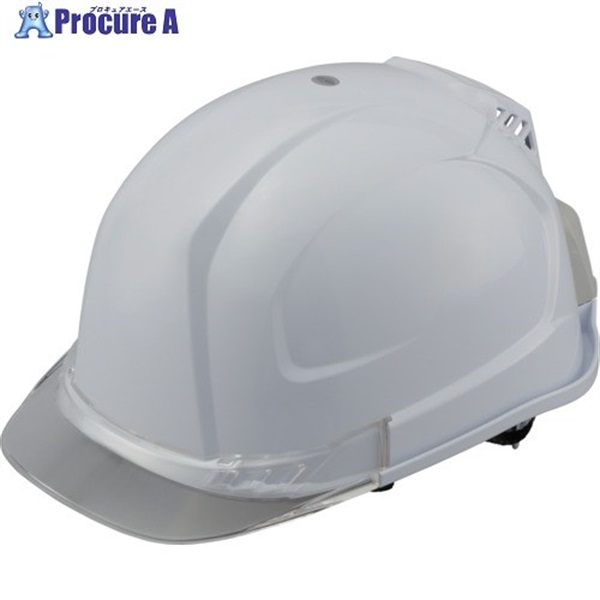 トーヨーセーフティ 送風機内蔵ヘルメット WindyHelmt クリア NO.395F-C  1個 ▼688-1752