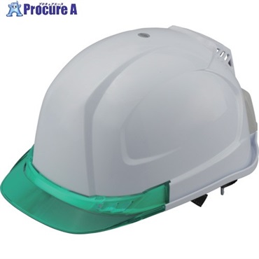 トーヨーセーフティ 送風機内蔵ヘルメット WindyHelmt グリーン NO.395F-G  1個 ▼688-1753