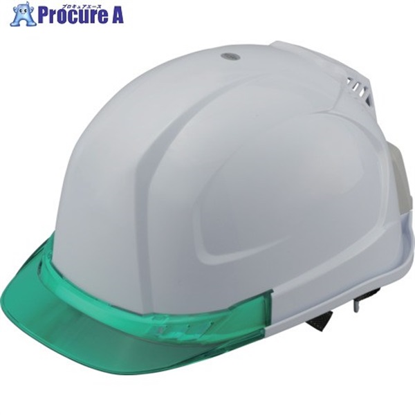 トーヨーセーフティ 送風機内蔵ヘルメット WindyHelmt グリーン NO.395F-G  1個 ▼688-1753
