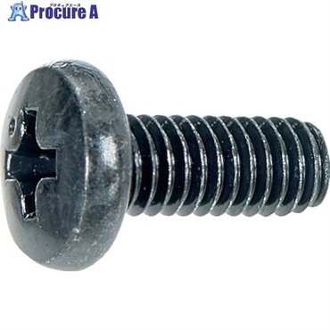 TRUSCO バインド頭小ねじ 三価黒 全ねじ M3X8 (80本入り) S130-0308  1袋 ▼705-8176