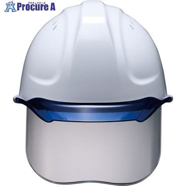 DIC ヘルメット SYA-CSVエアロメッシュ 白/ブルー SF内装 KP付 SYA-CSV-SFEM-KP-W/B  1個 ▼716-2379